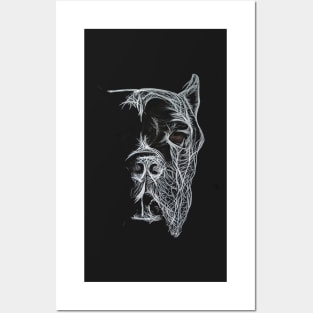 Cane Corso Acrylic Painting Posters and Art